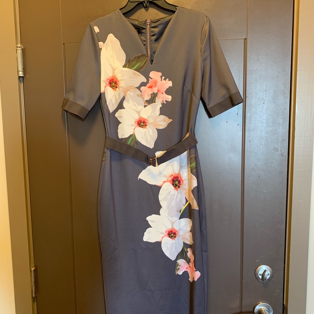 Ted Baker Bisslee Chatsworth Bloom Dress Size 2